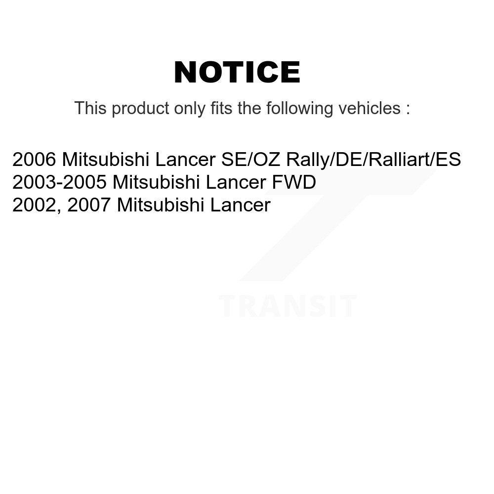 Extrémité de biellette de direction intérieure avant pour Mitsubishi Lancer TOR-EV80587