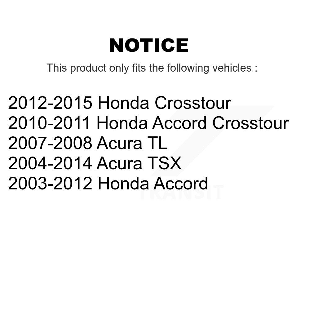 Douille de bras de commande de Suspension arrière intérieure inférieure avant pour Honda Accord Acur