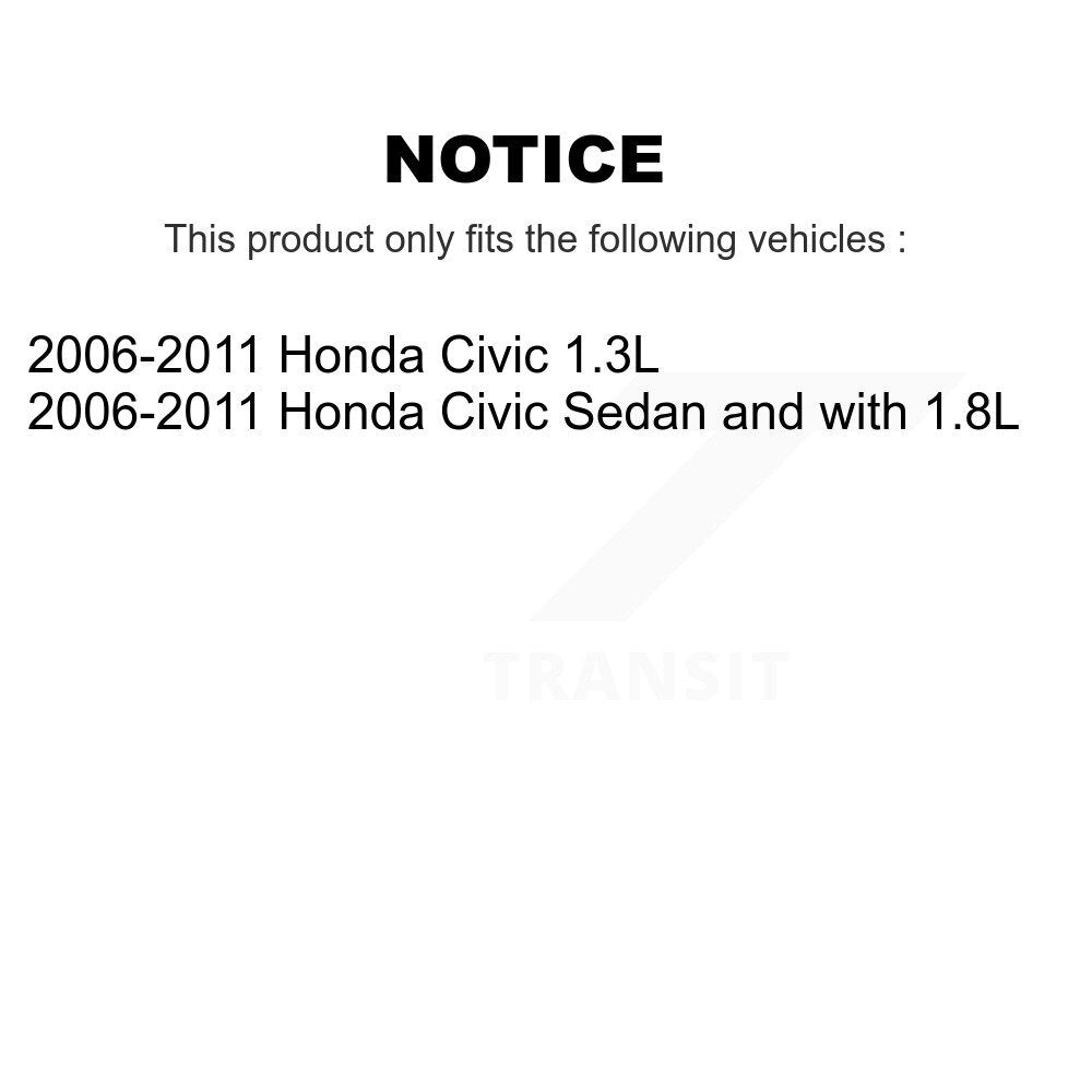 Bague de barre stabilisatrice de Suspension avant à cadre pour Honda Civic TOR-K200293