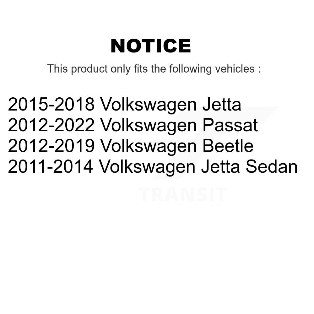 Douille de bras de commande de Suspension avant et arrière, pour Volkswagen Jetta Passat