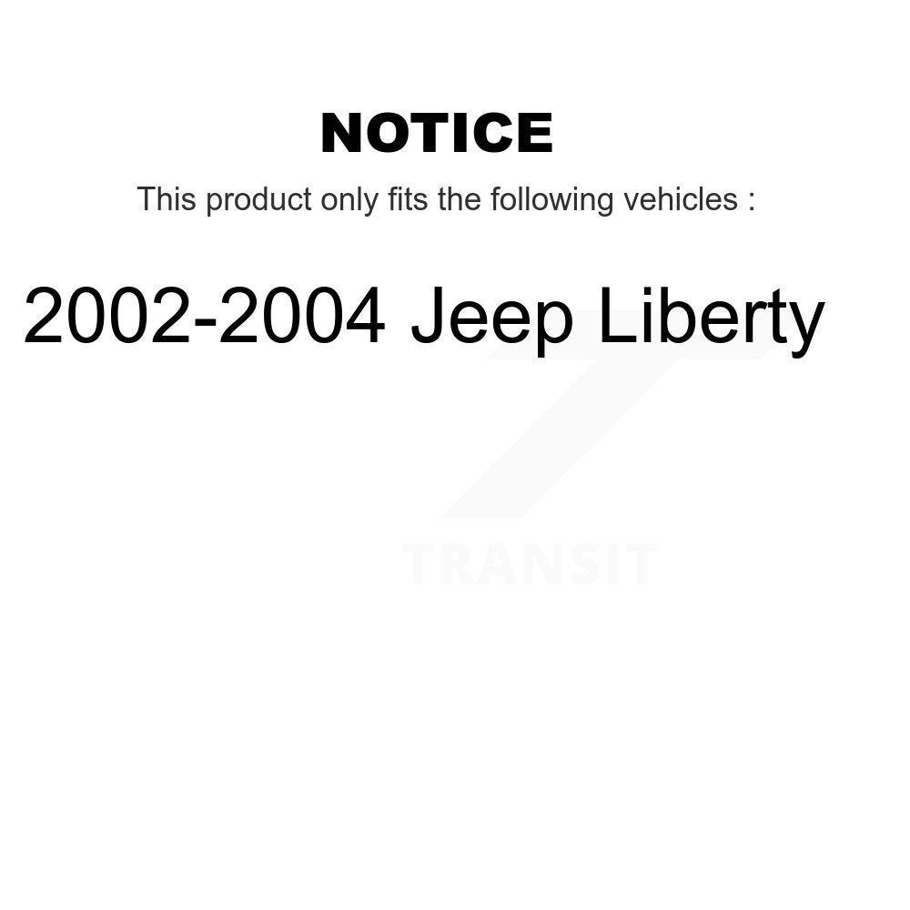 Rotule de suspension inférieure avant pour Jeep Liberty 2002-2004 TOR-K3199