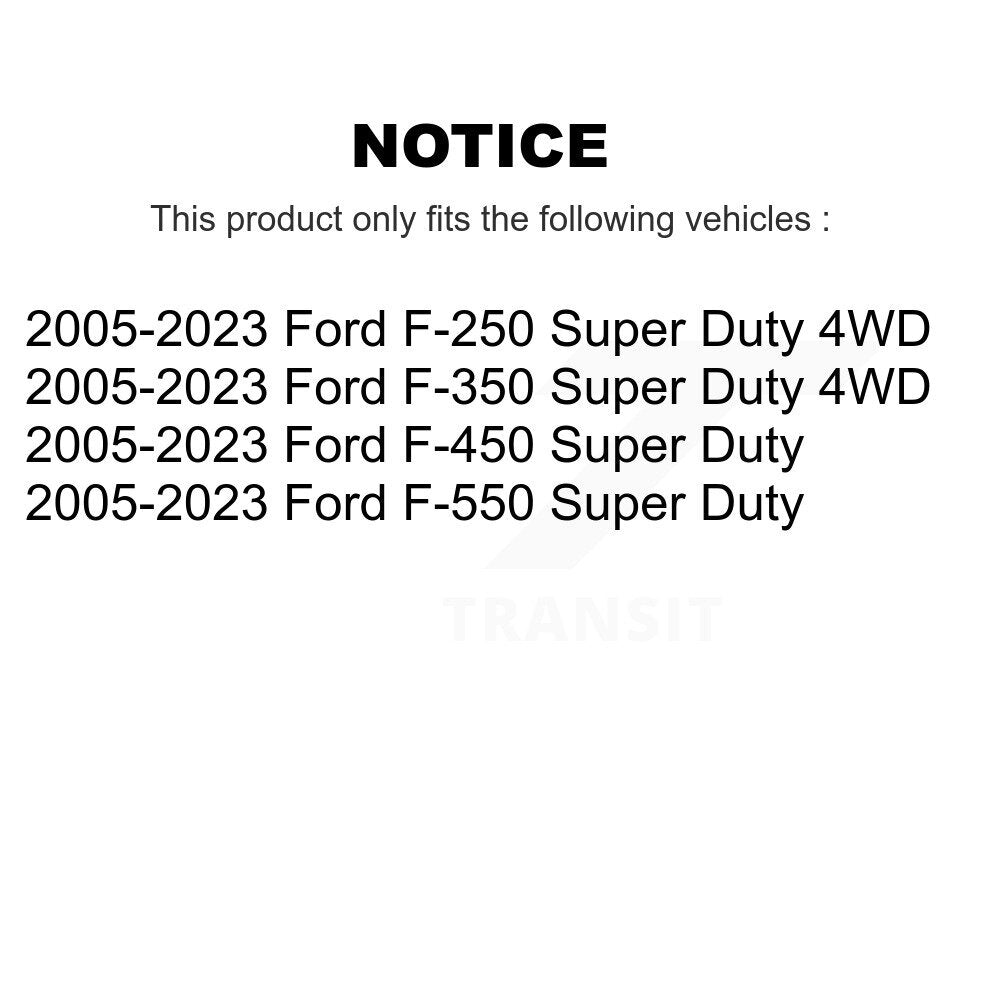 Joint à rotule de Suspension avant à barre de rail, pour Ford F-350 Super Duty F-250 F-450
