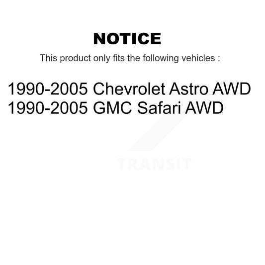 Bras de renvoi de direction avant pour Chevrolet Astro GMC Safari AWD 1990 – 2005 TOR-K6392