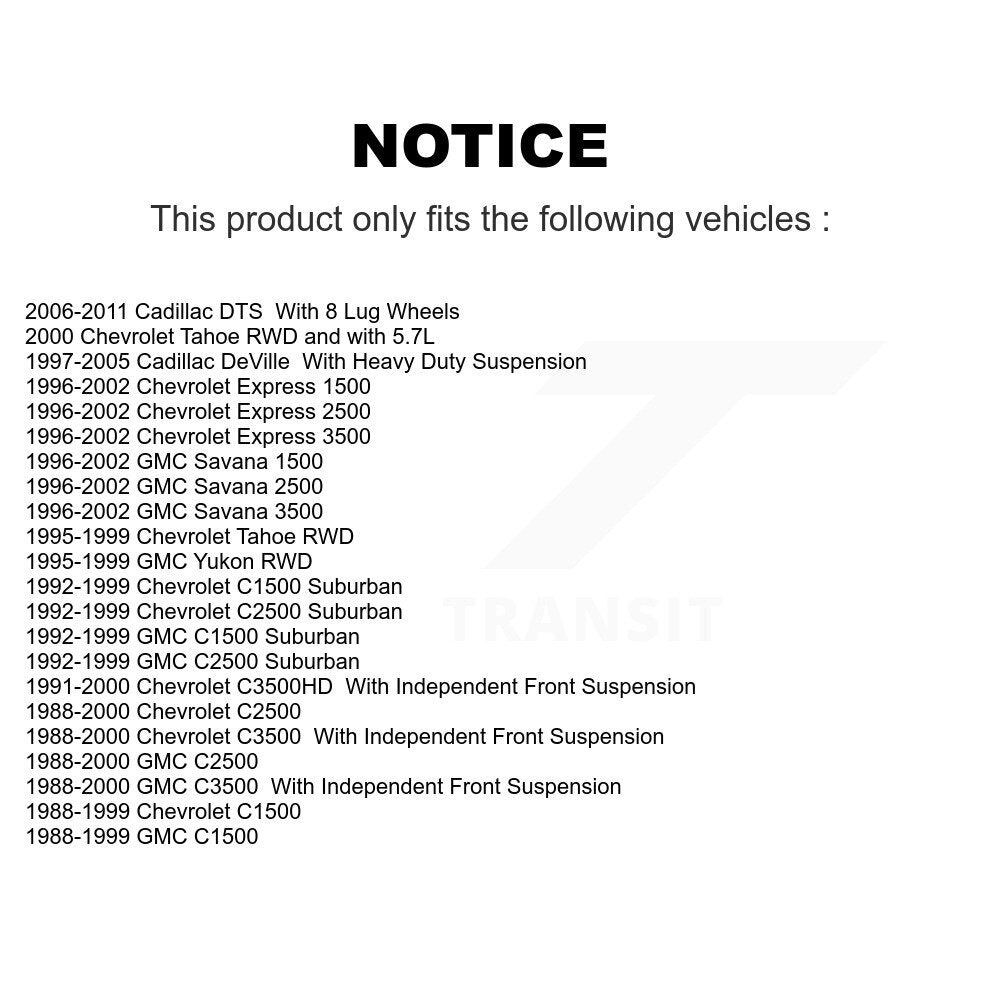 Joint à rotule de Suspension inférieur avant, pour C1500 Chevrolet GMC Cadillac C2500 DTS