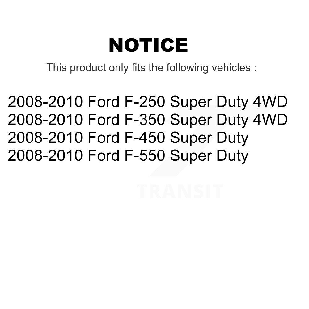 Kit de liaison de barre stabilisatrice de Suspension avant, pour Ford F-350 Super Duty F-250 F-550