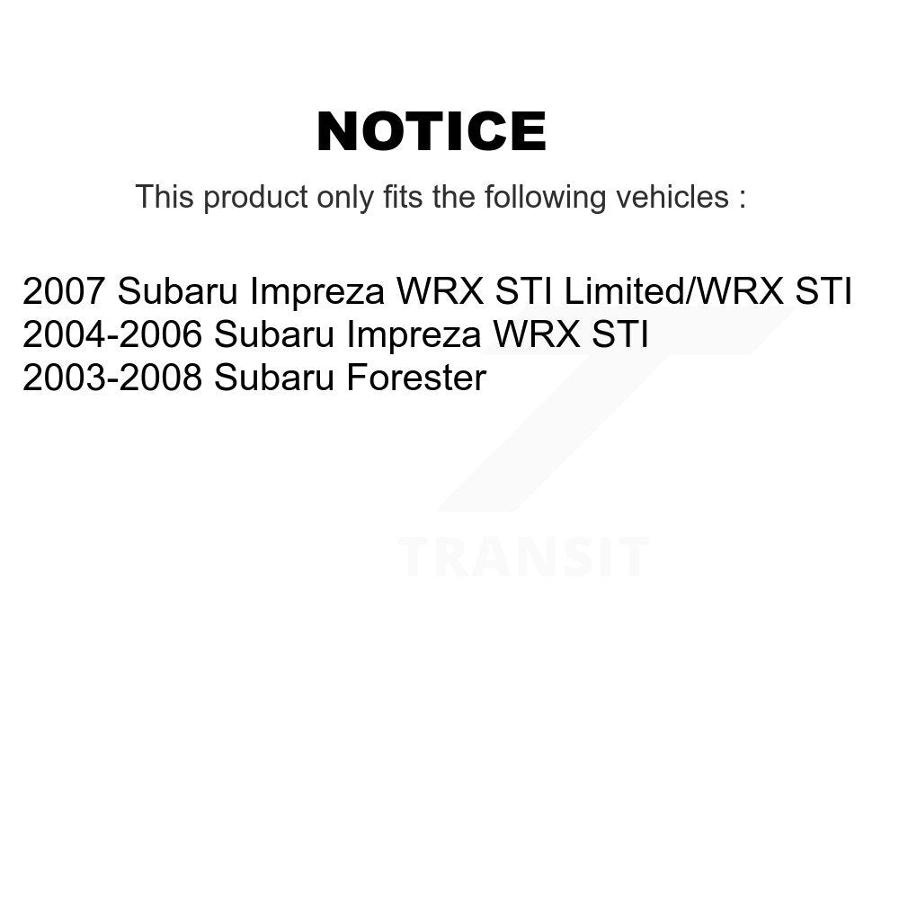 Kit de liaison de barre stabilisatrice de Suspension arrière, pour Subaru Forester Impreza TOR-K750041