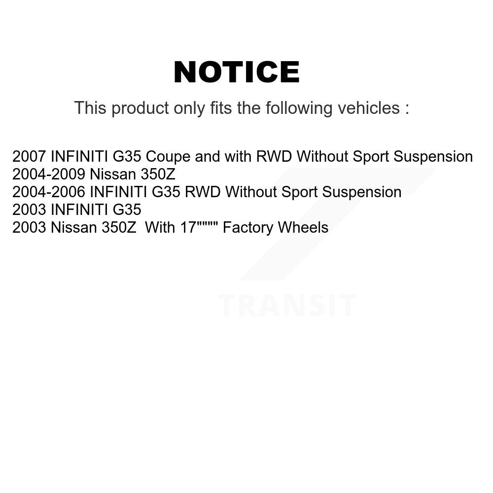 Kit de lien de barre stabilisatrice de Suspension avant droite pour INFINITI G35 Nissan 350Z