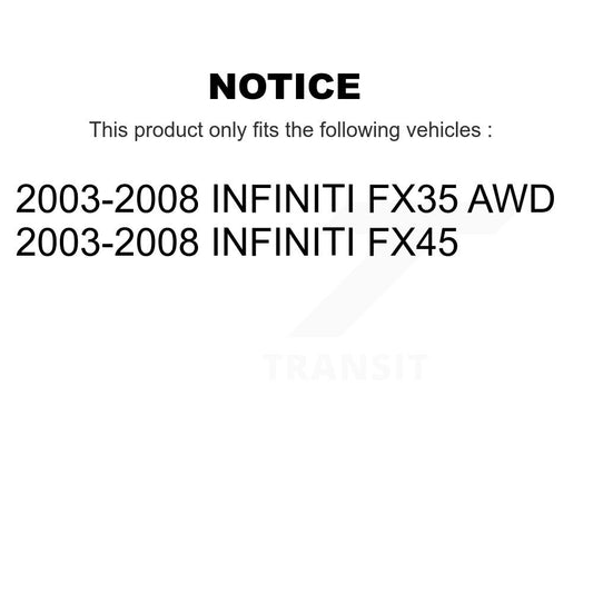 Kit de liaison de barre stabilisatrice de Suspension arrière droite pour INFINITI FX35 FX45 2003 – 2008