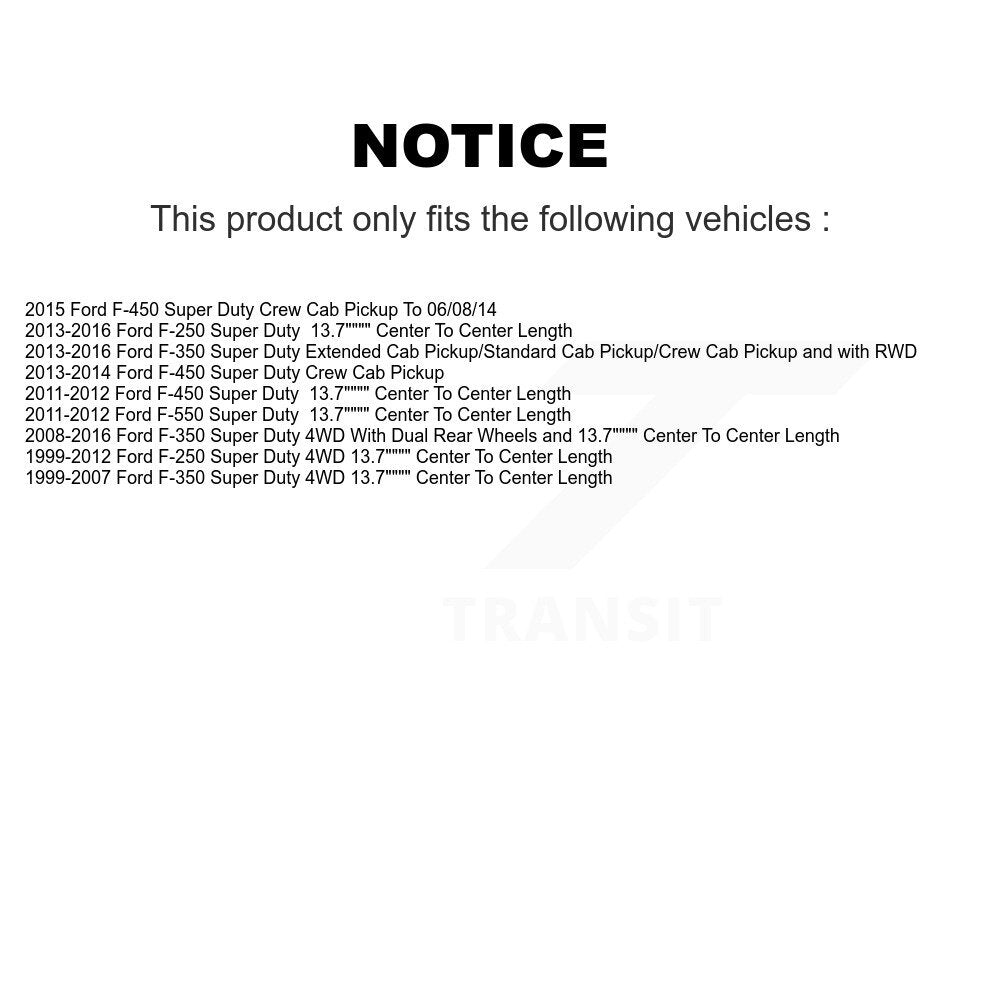 Kit de liaison de barre stabilisatrice de Suspension arrière, pour Ford F-350 Super Duty F-250 F-450
