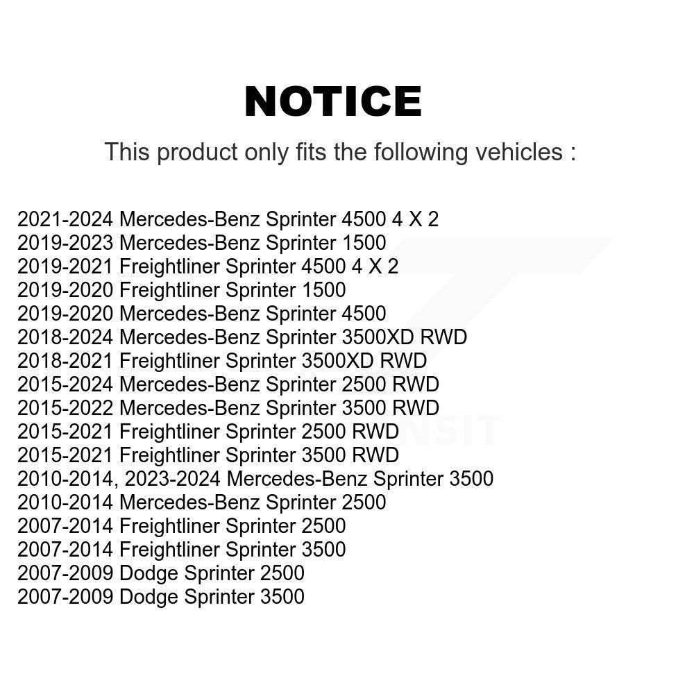 Kit de lien de barre stabilisatrice de Suspension avant droite pour Mercedes-Benz Sprinter 2500