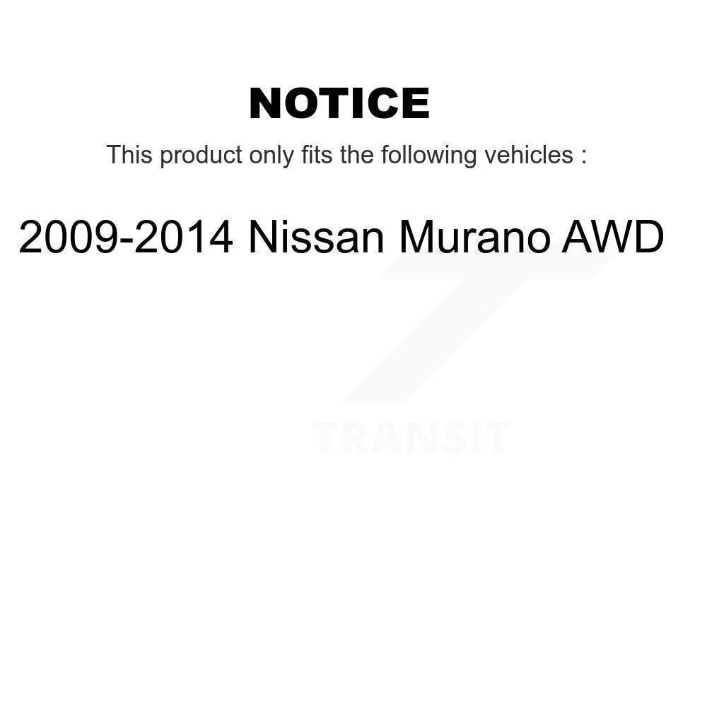 Kit de liaison de barre stabilisatrice de Suspension arrière gauche, pour Nissan Murano AWD 2009 – 2014
