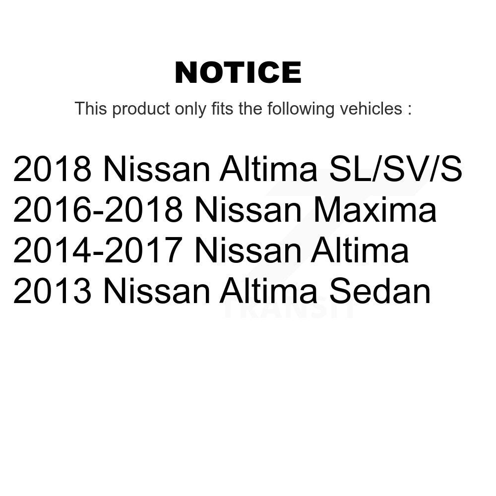 Kit de lien de barre stabilisatrice de Suspension arrière gauche pour Nissan Altima Maxima