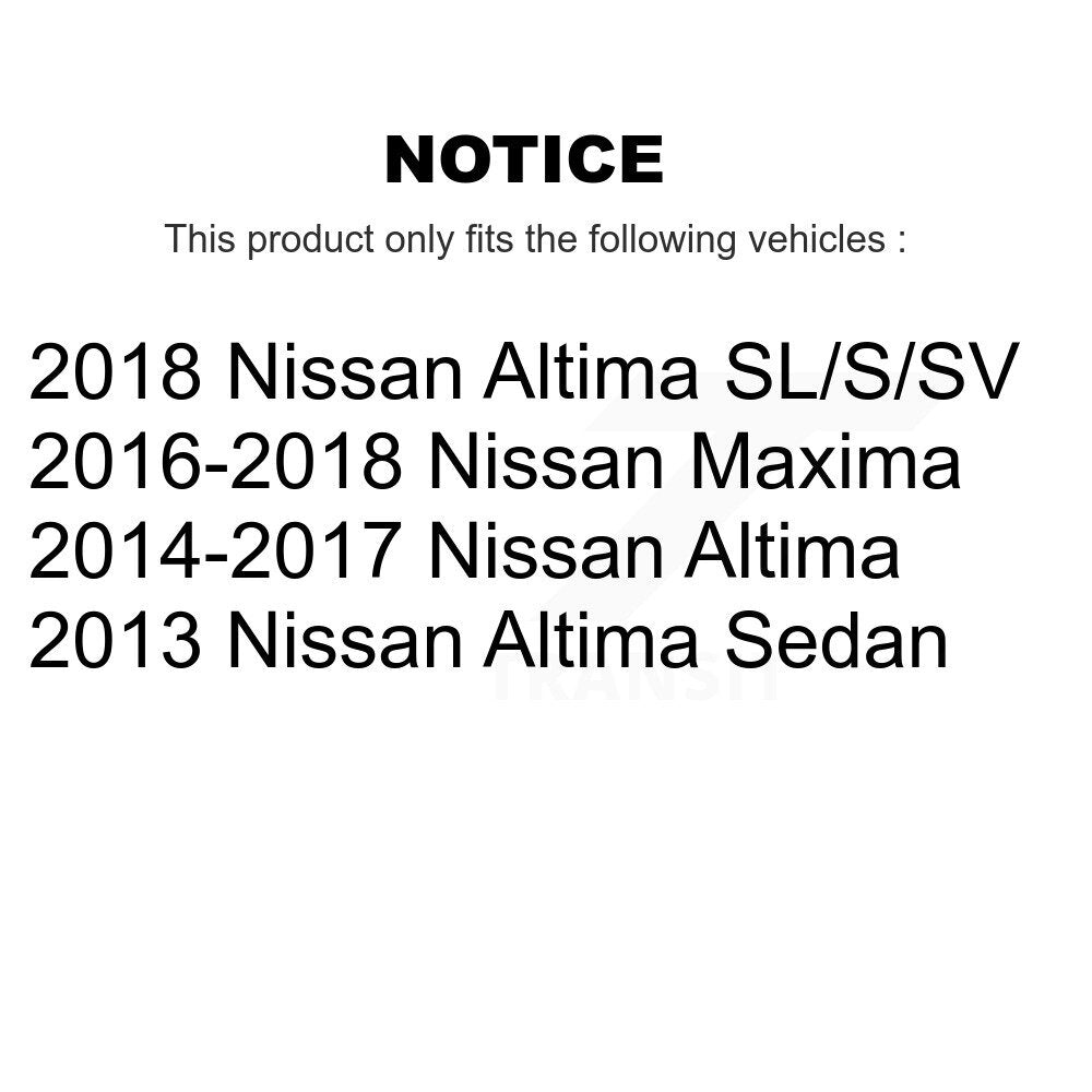 Kit de lien de barre stabilisatrice de Suspension arrière droite pour Nissan Altima Maxima