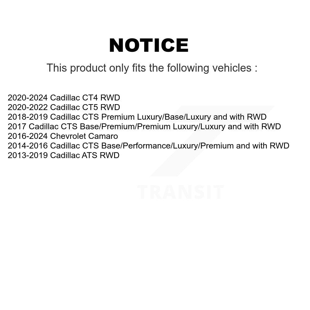 Kit de liaison de barre stabilisatrice de Suspension avant droite, pour Cadillac Chevrolet Camaro AT