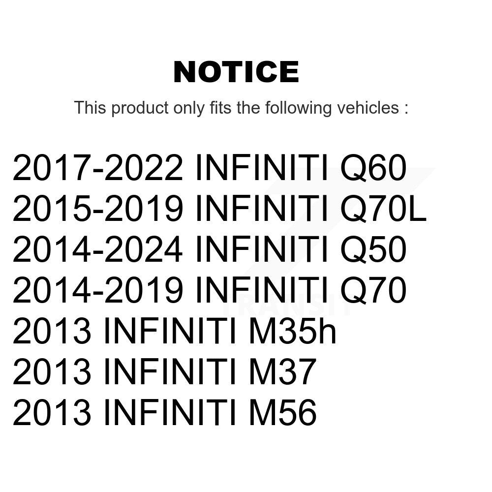 Kit de liaison de barre stabilisatrice de Suspension arrière droite, pour INFINITI Q50 Q60 Q70 Q70L M37