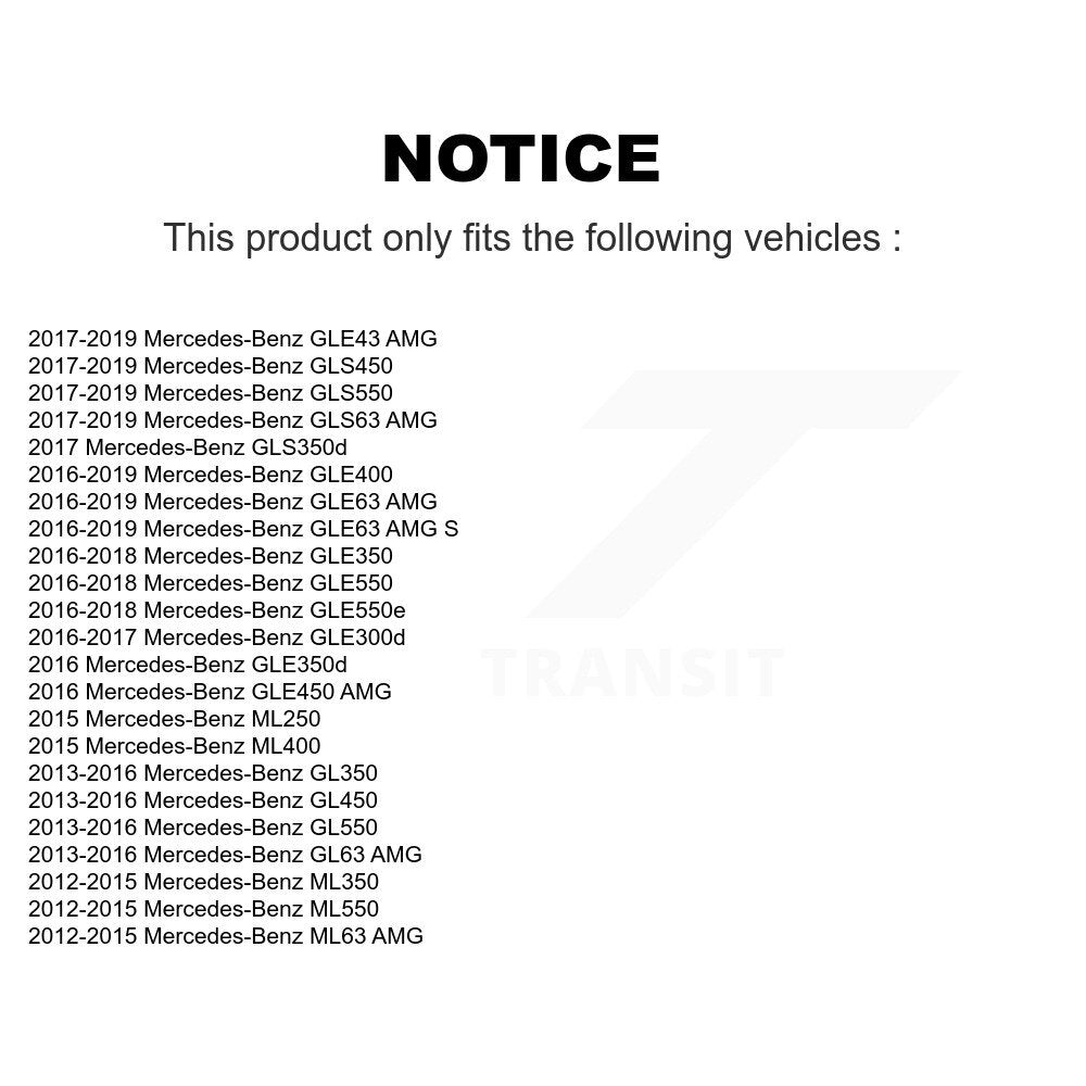 Kit de lien de barre stabilisatrice de Suspension avant gauche pour Mercedes-Benz ML350 GLE400 AM