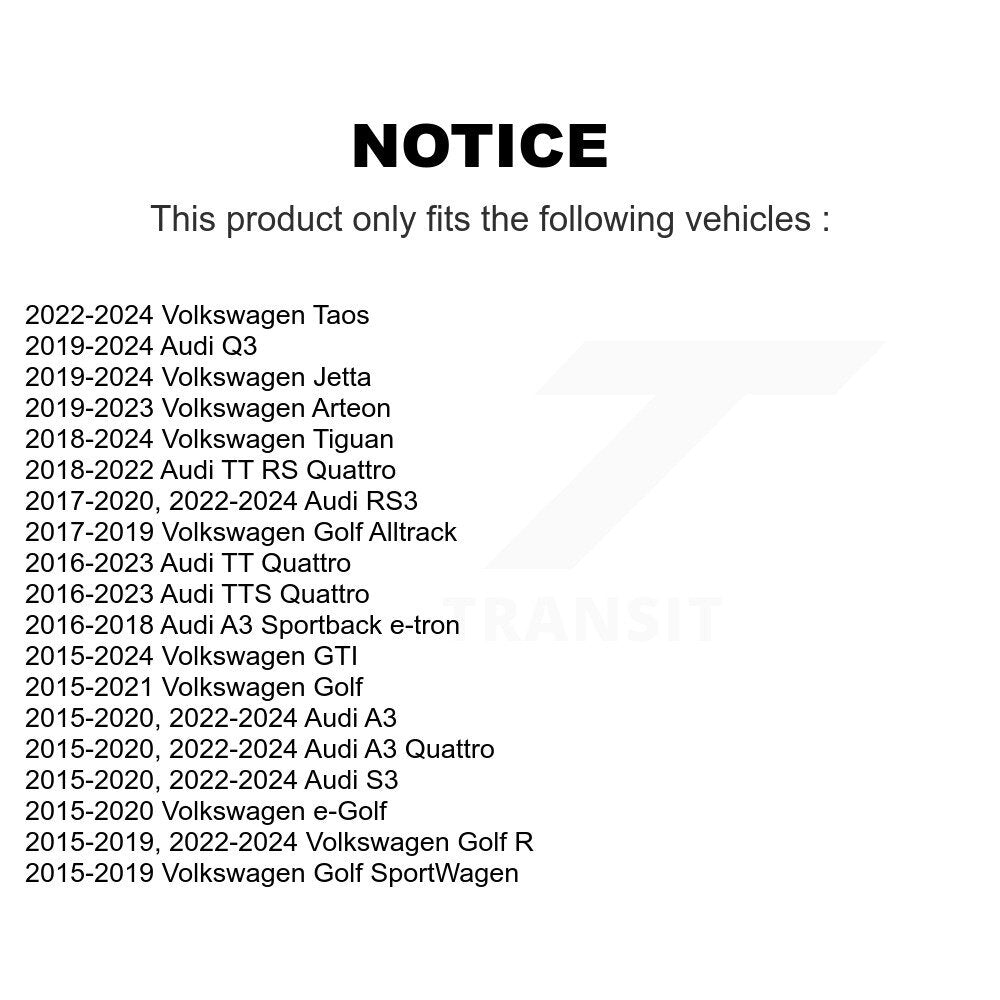 Kit de liaison de barre stabilisatrice de Suspension arrière, pour Volkswagen Tiguan Jetta Golf Audi Q