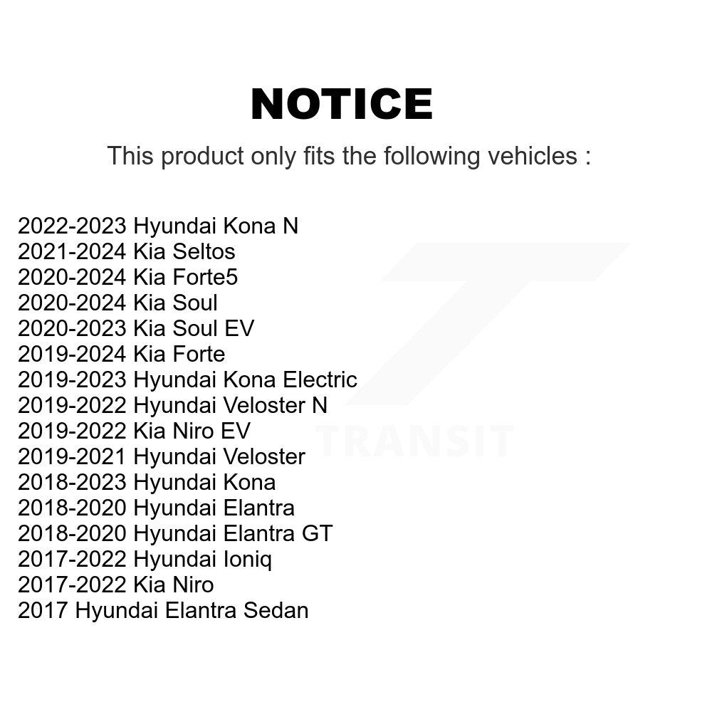 Kit de liaison de barre stabilisatrice de Suspension avant, pour Hyundai Kia Elantra Kona Seltos GT