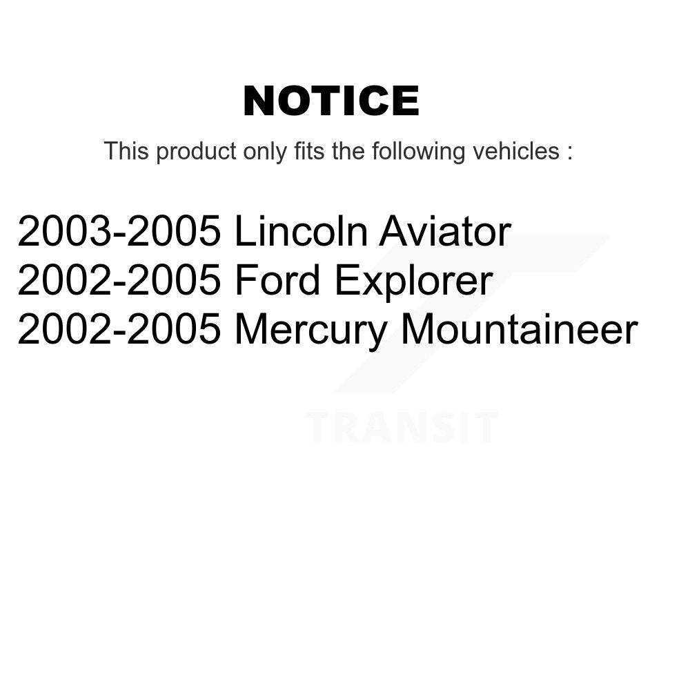 Kit de liaison de barre stabilisatrice de Suspension arrière, pour Ford Explorer Lincoln Aviator