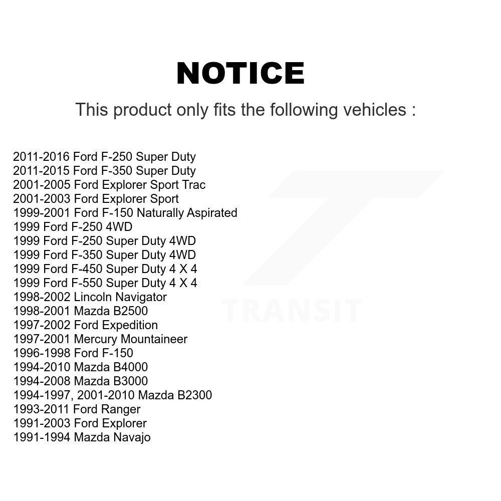 Kit de réparation de lien de barre stabilisatrice de Suspension, pour Ford Ranger F-250 Super Duty F-35