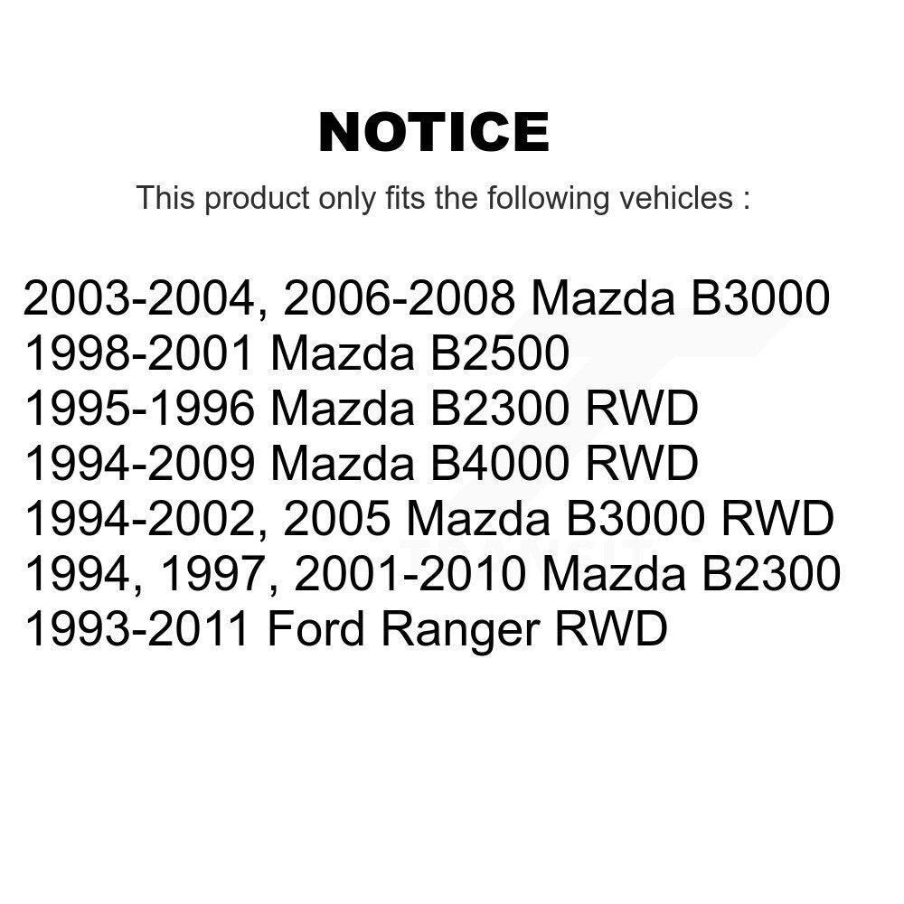 Kit de lien de barre stabilisatrice de Suspension arrière, pour Ford Ranger Mazda B4000 B3000 B2300
