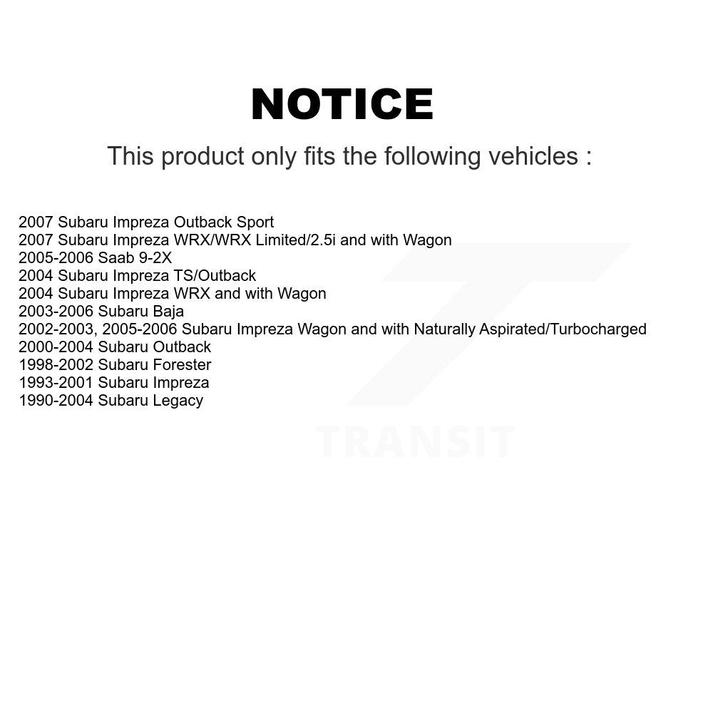 Kit de liaison de barre stabilisatrice de Suspension avant, pour Subaru Impreza Legacy Outback Baja