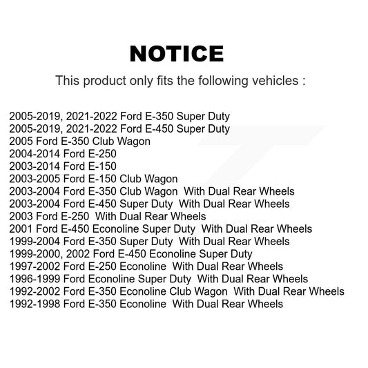 Bras Pitman de direction avant, pour Ford E-350 Super Duty E-250 E-150 E-450 Econoline