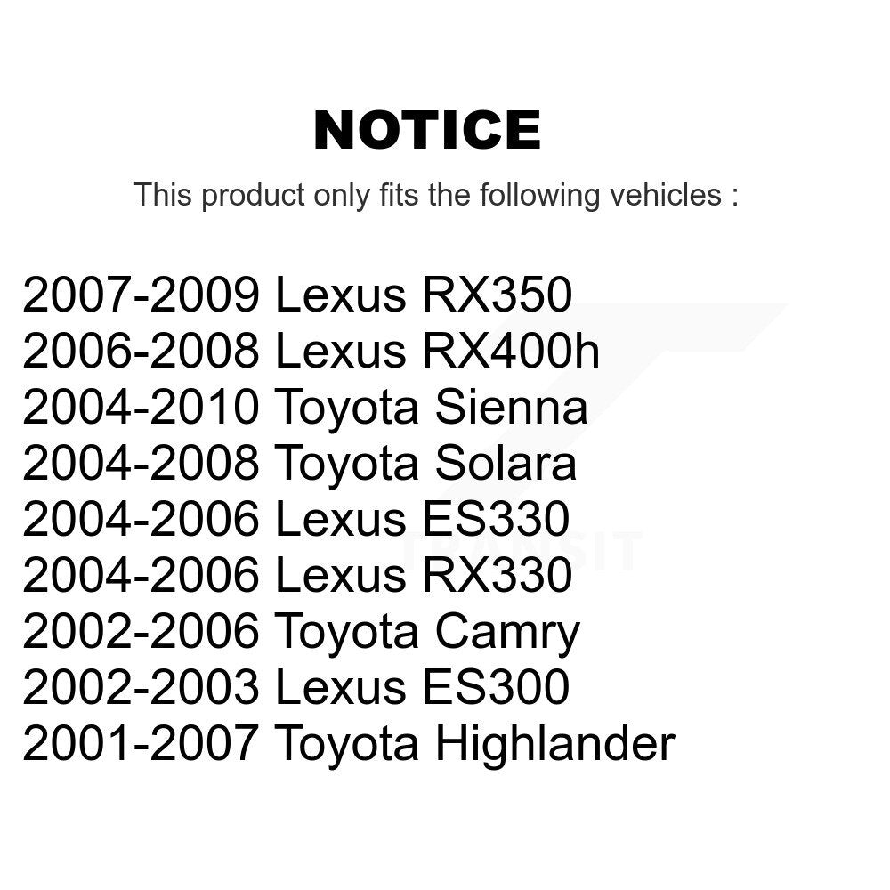 Rotule de Suspension inférieure avant droite, pour Toyota Sienna Camry Lexus Highlande