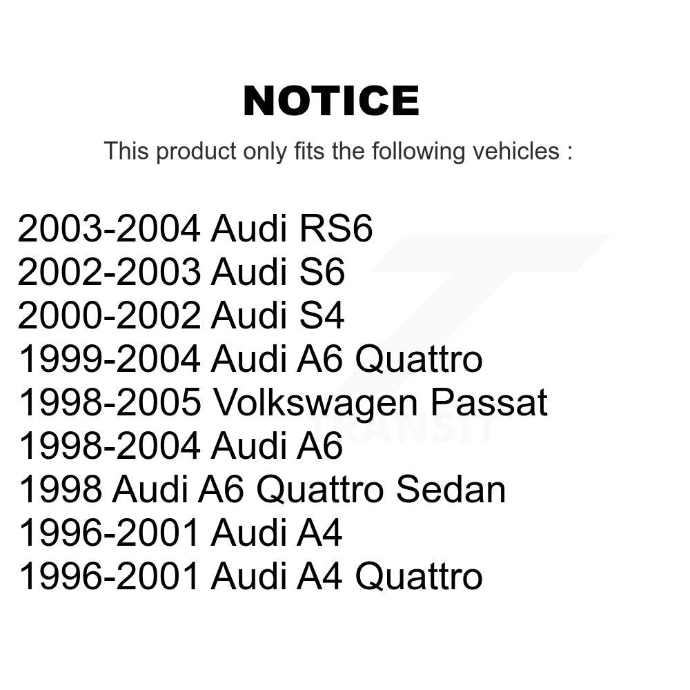 Kit de liaison de barre stabilisatrice de Suspension avant droite, pour Volkswagen Passat Audi A4 A6