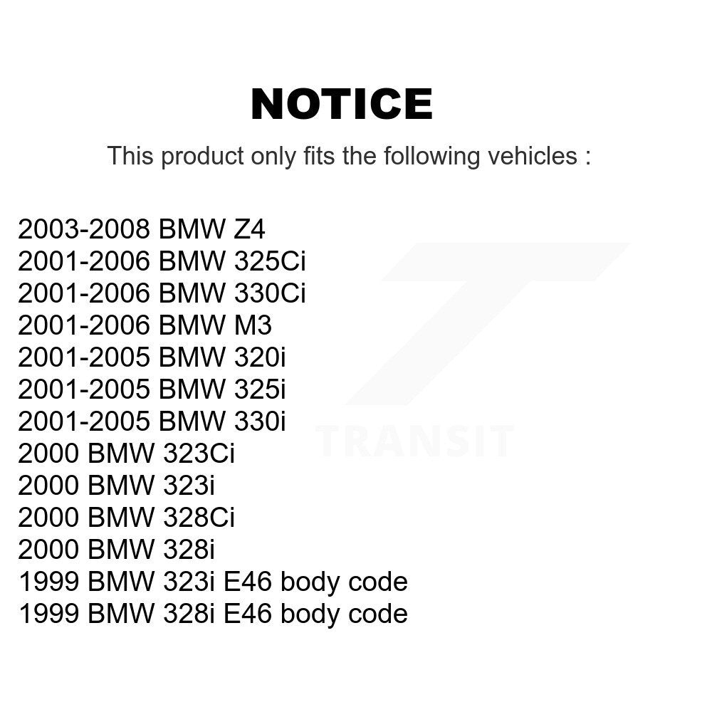 Kit de liaison de barre stabilisatrice de Suspension avant, pour BMW Z4 330Ci 325i 325Ci M3 320i