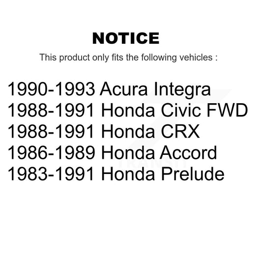 Rotule de Suspension inférieure avant, pour Honda Civic Acura Integra CRX Prelude