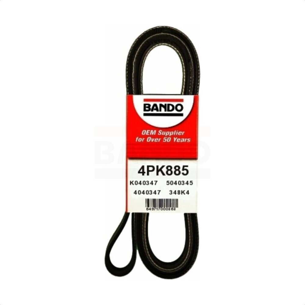 Courroie d'entraînement accessoire pour Mazda Miata Protege MX-3 Mitsubishi Mirage BAN-4PK885