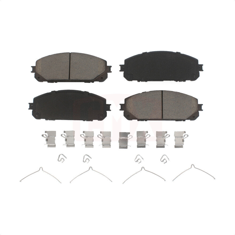 Plaquettes de frein à disque avant en céramique pour Jeep Cherokee 14-23 avec étrier à double piston