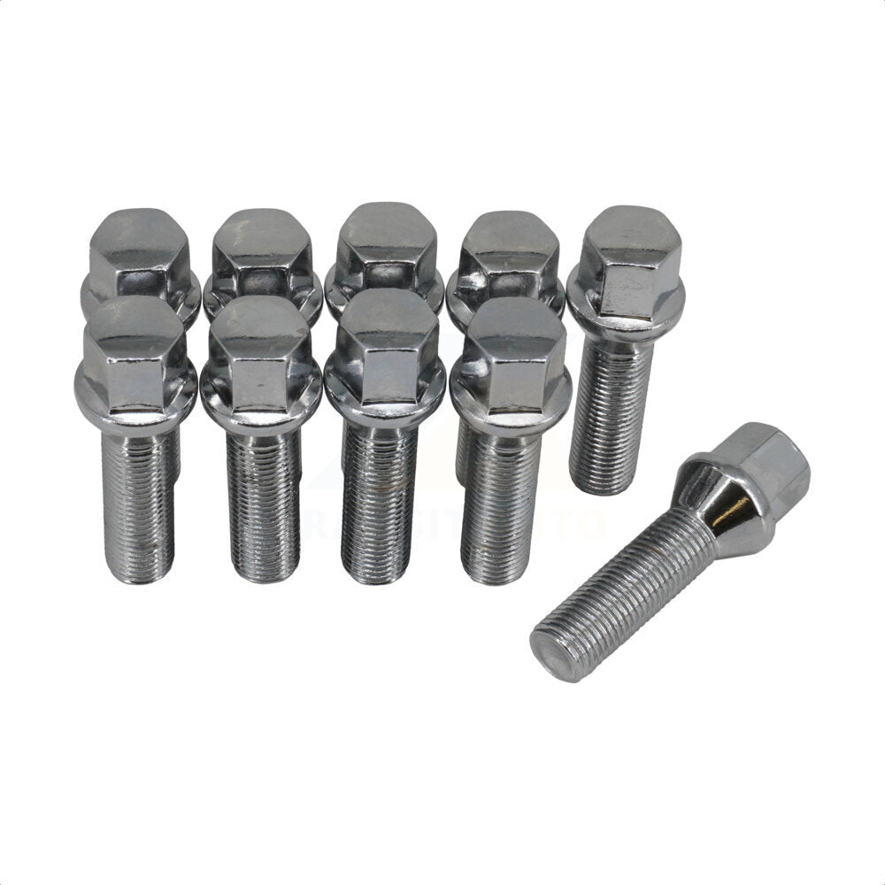 Boulons de roue chromés 17 HEX M14X1,5 (paquet de 10)