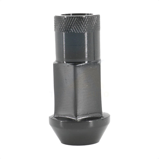 Écrou de roue à gland noir à extrémité ouverte 19 HEX M12X1,25 (paquet de 10) pour Nissan Subaru Rogue