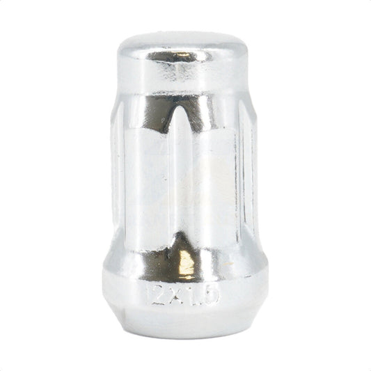 Écrou de roue chromé à 6 cannelures OpenEnd Acorn M12X1,5 (paquet de 10)
