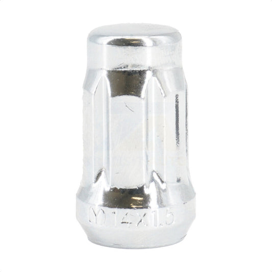 Écrou de roue chromé à 6 cannelures Acorn M14X1.5 (paquet de 10) pour Chevrolet Ford GMC Ra