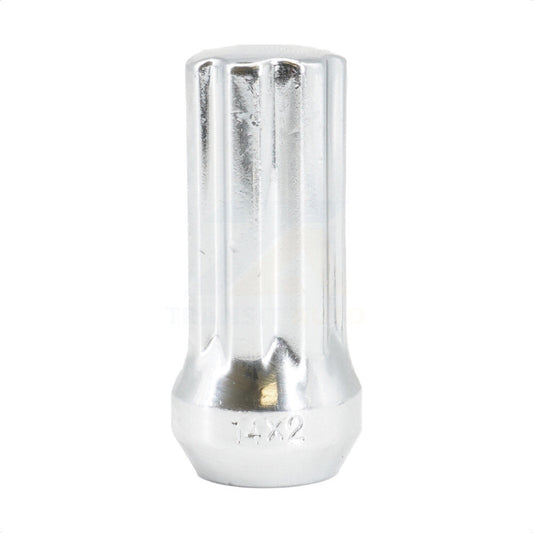 Écrou de roue chromé à 7 cannelures, gland Duplex M14X2.00 (paquet de 10) pour Ford F-150 LT