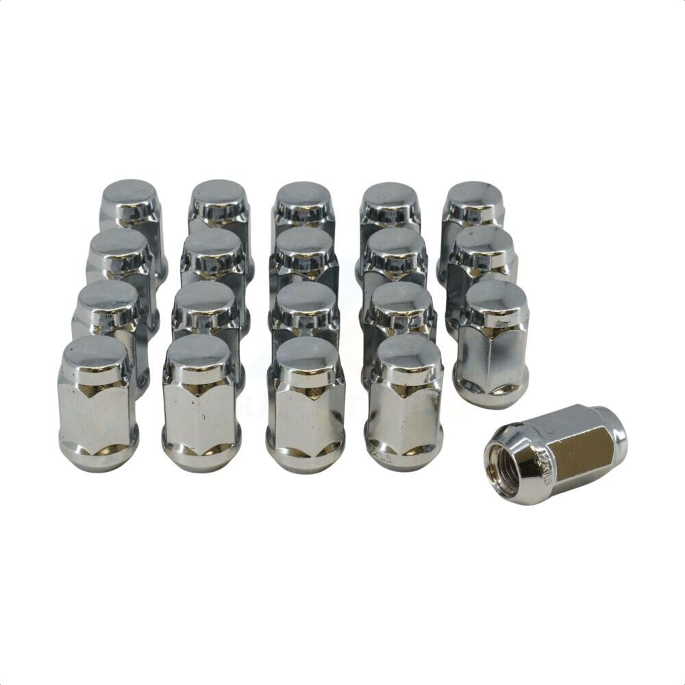 Écrou de roue chromé Bulge Acorn 19 HEX M12X1.5 (paquet de 20)