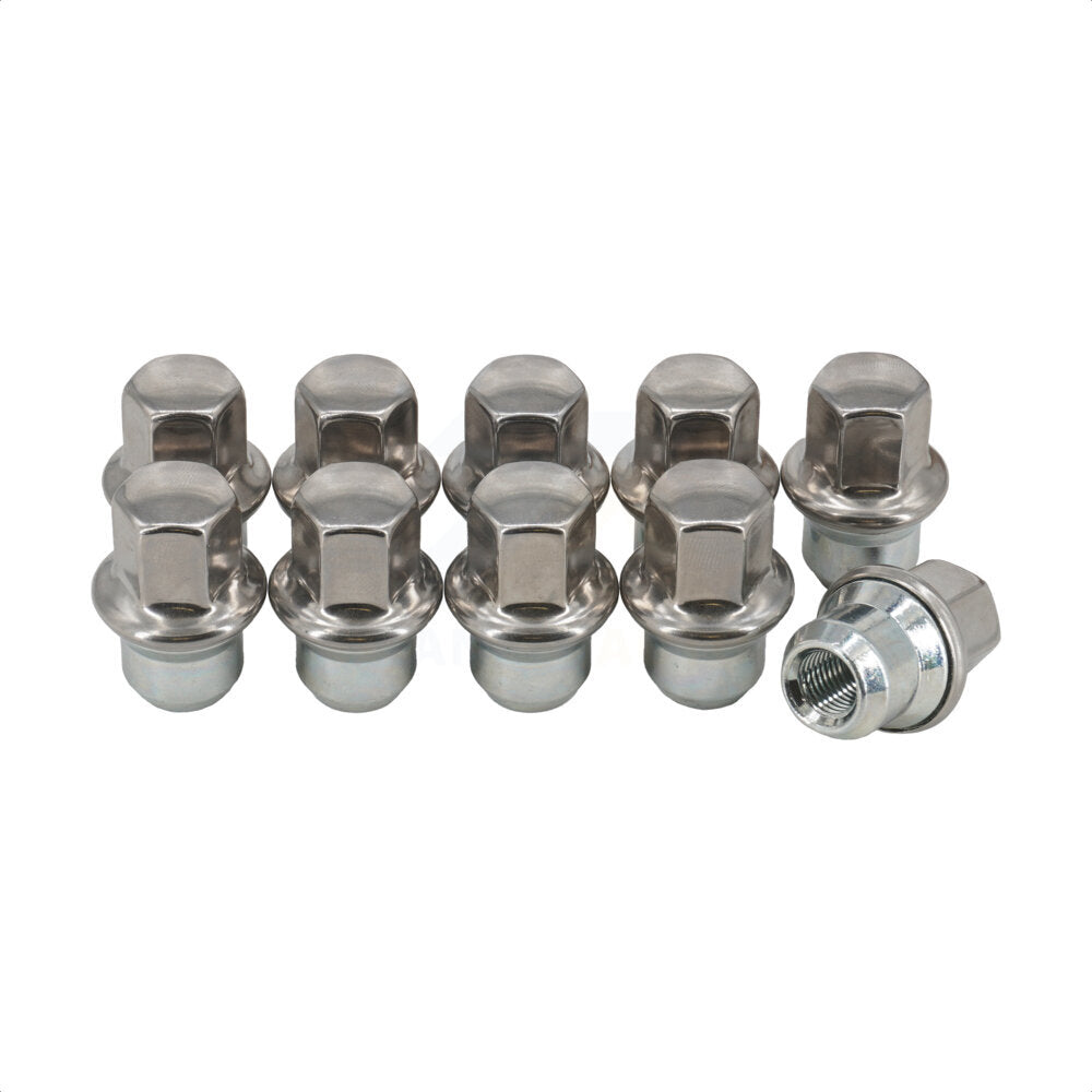 Écrou de roue en acier inoxydable renflement gland 19 HEX M12X1.5 (paquet de 10) pour Dodge Grand &