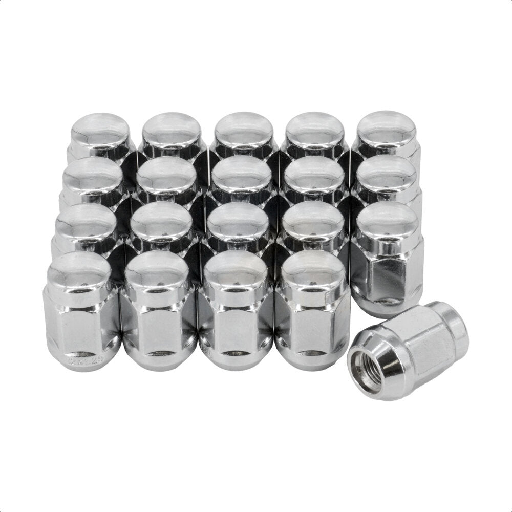 Écrou de roue chromé 21 HEX M12X1.25 (paquet de 20) pour Nissan Subaru Rogue Forester