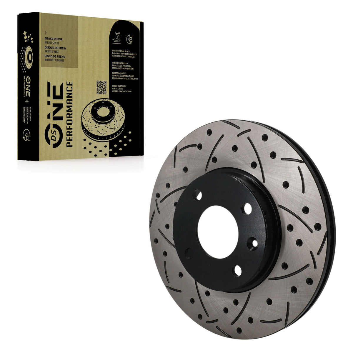 Rotor de frein à disque percé perforé avant (1 pièce seulement) pour Chevrolet Spark