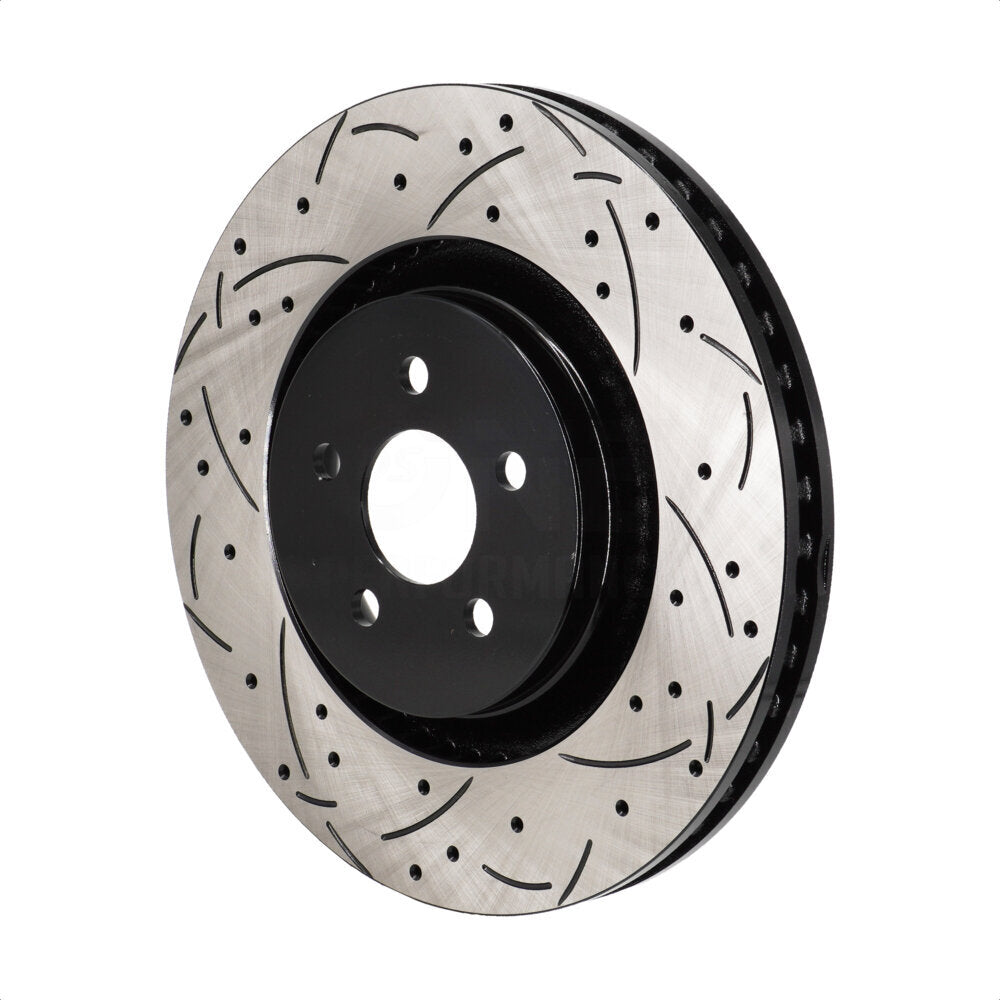 Rotor de frein à disque avant pour Ford Edge 2019-2024 2,7 L avec étriers peints en rouge