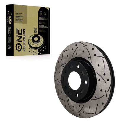 Rotor de frein à disque perforé perforé avant (1 pièce seulement) pour Mazda 3 5 Sport