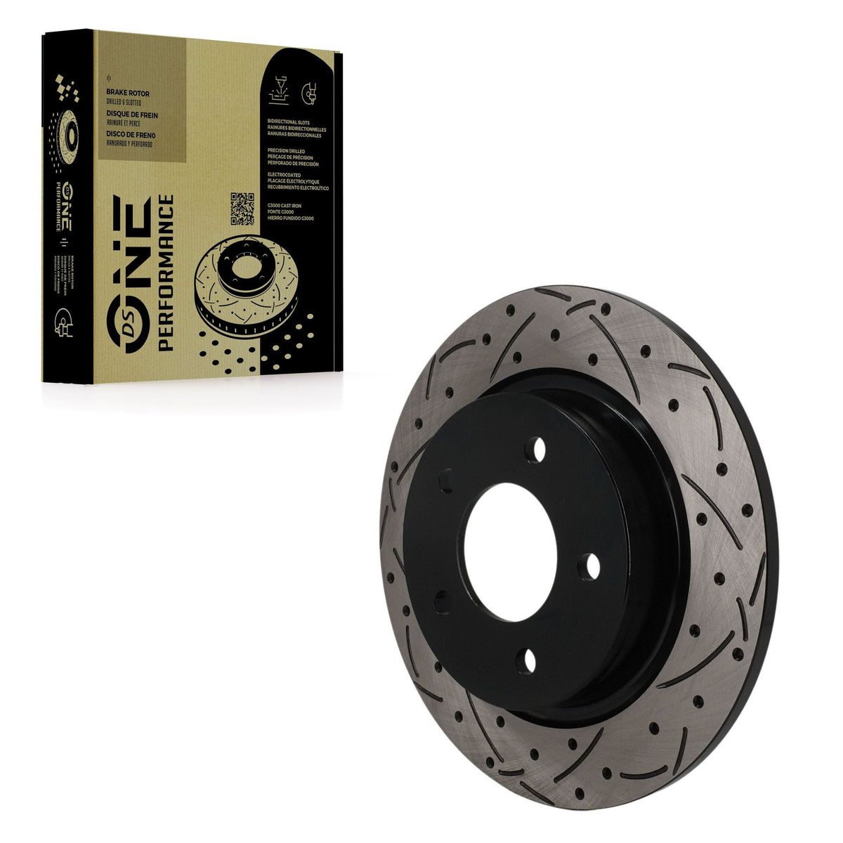 Rotor de frein à disque percé à fente (1 pièce seulement) pour Mazda 3 Sport