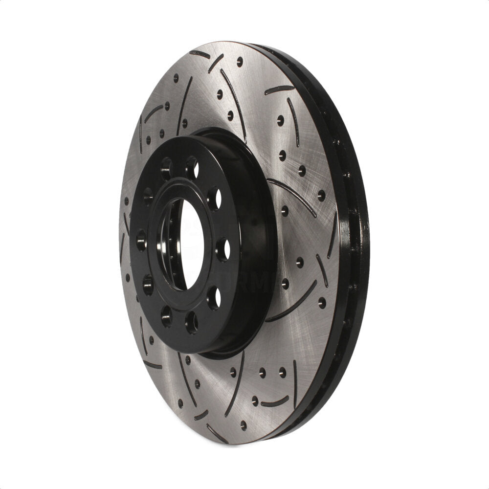 Rotor de frein à disque avant, pour Volkswagen Jetta Golf SportWagen Taos Beetle Audi A3