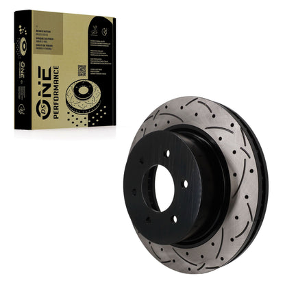 Rotor de frein à disque percé perforé avant (1 pièce seulement) pour Nissan TITAN XD