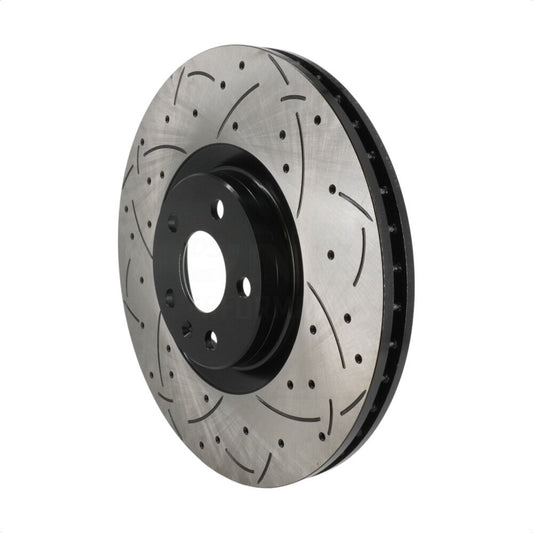 Rotor de frein à disque fendu percé à revêtement avant (1 pièce seulement) pour Volvo XC60 XC9