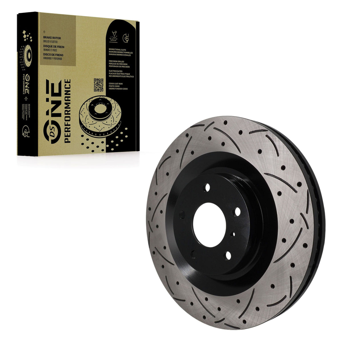 Rotor de frein à disque perforé perforé avant (1 pièce seulement) pour INFINITI QX50