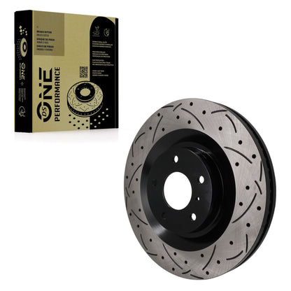 Rotor de frein à disque perforé perforé avant (1 pièce seulement) pour INFINITI QX50